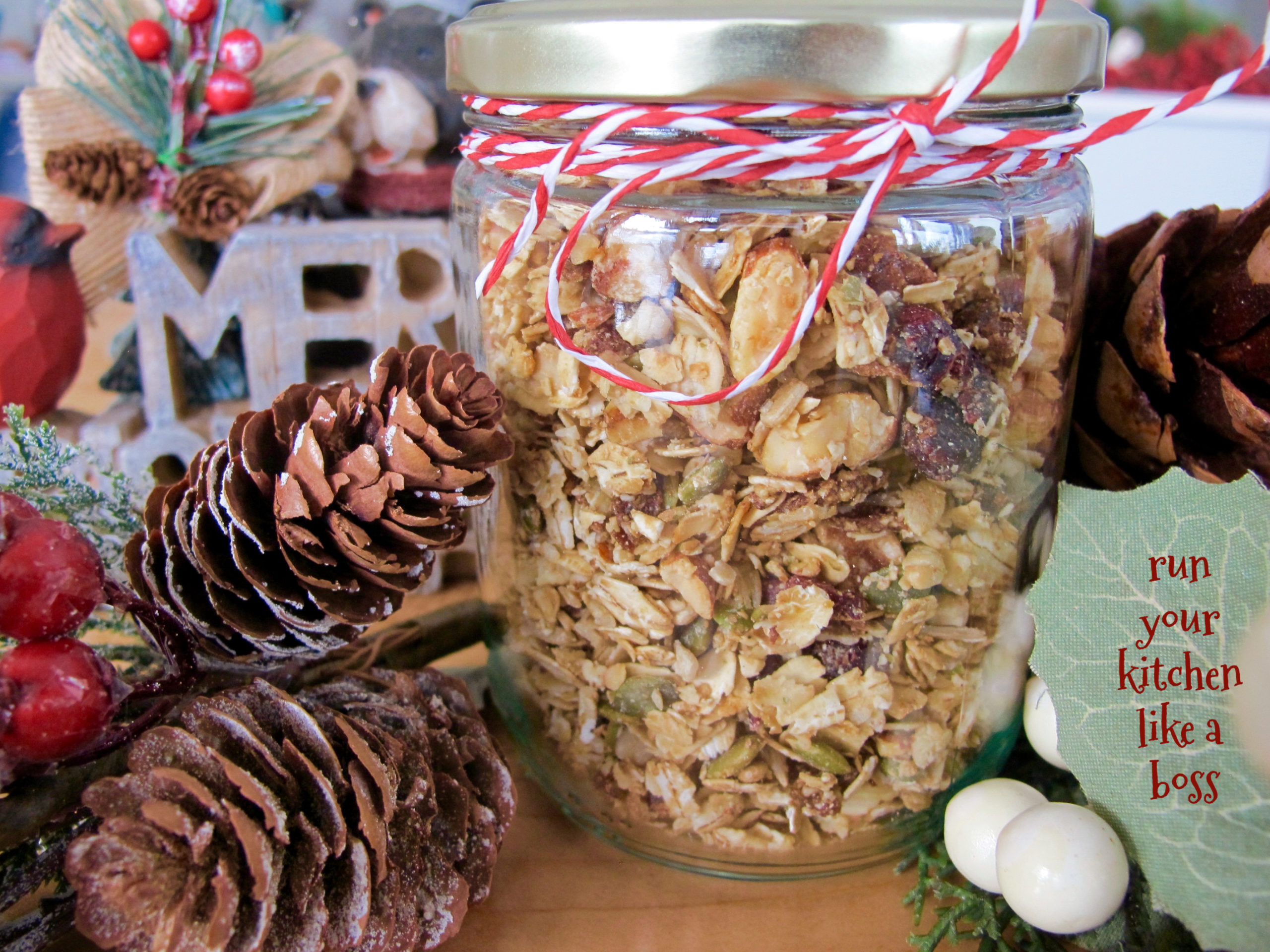 Granola: perfect for the holidays